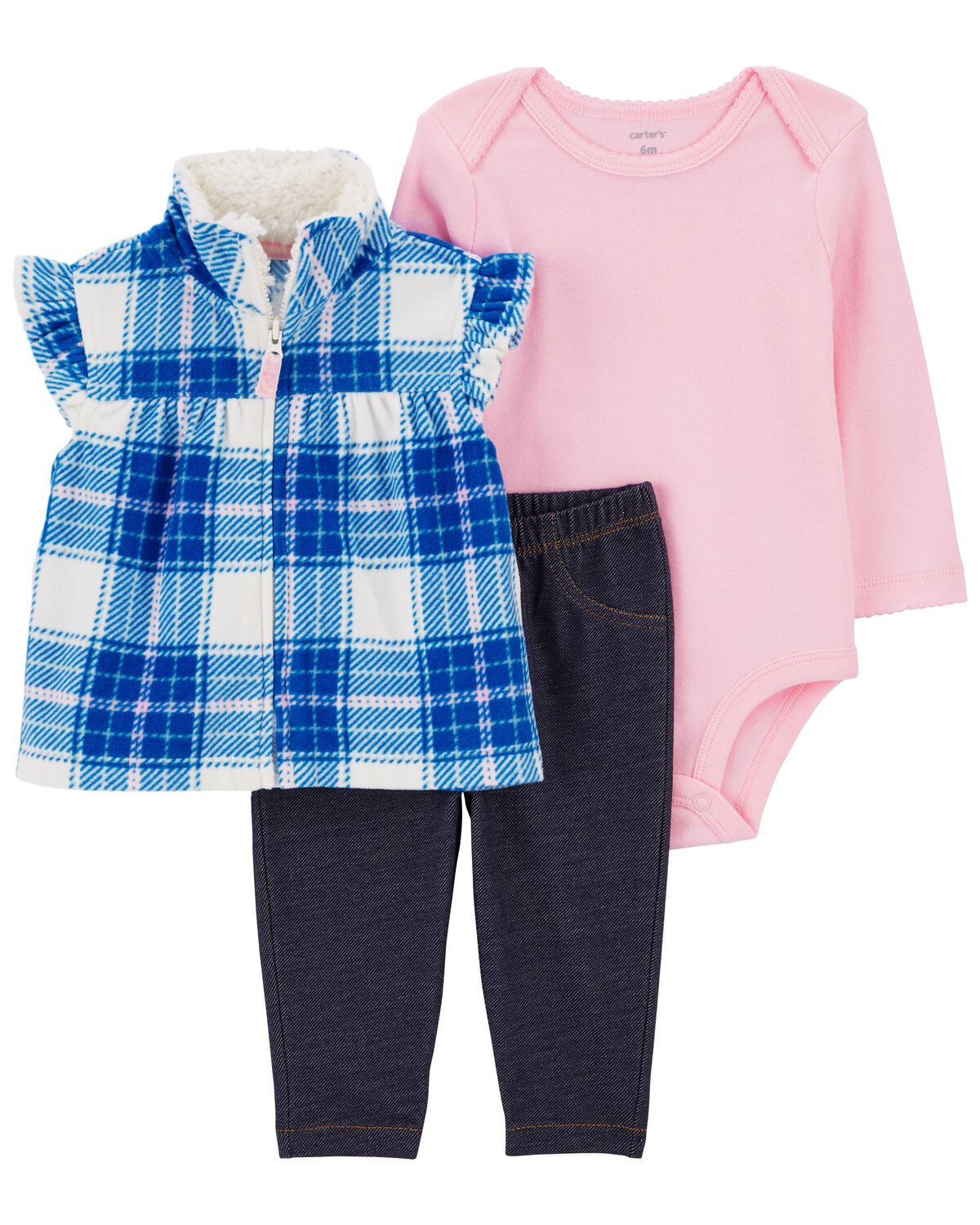 Conjunto 3 peças Fleece Carter's