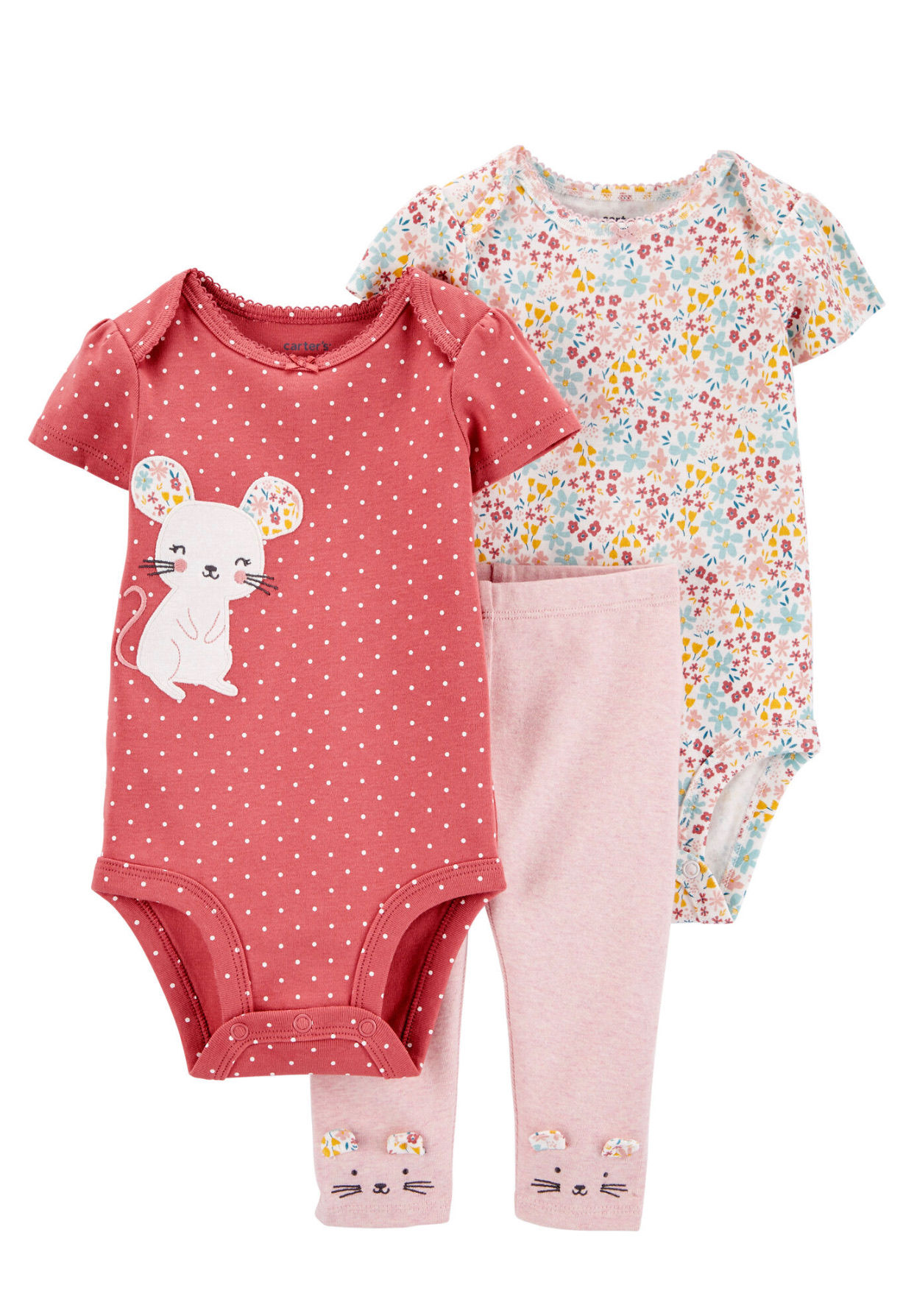 Conjunto 3 peças Ratinho Carter's