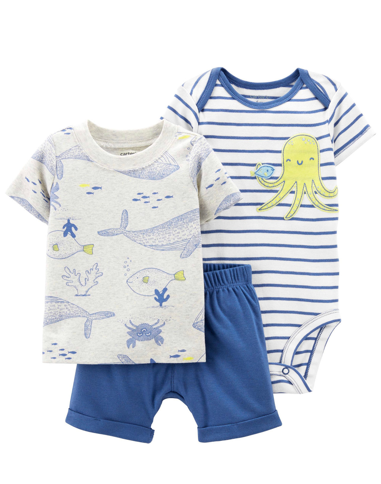 Conjunto 3 peças Oceano Carter's