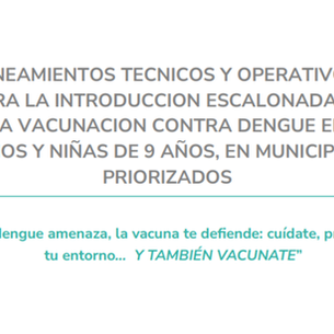 Lineamiento Dengue