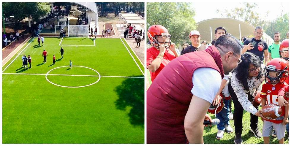 Daniel Serrano Palacios, transforma La Quebrada, con impulso al deporte; vecinos ya cuentan con excelente cancha de fútbol