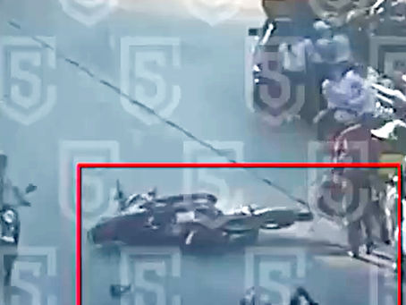 ¡Imágenes Fuertes! Fuerte accidente de motocicletas en San Esteban, Naucalpan