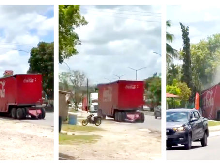 ¡Imágenes Fuertes! Remolque de Coca-Cola, se impacta sobre una casa en Campeche