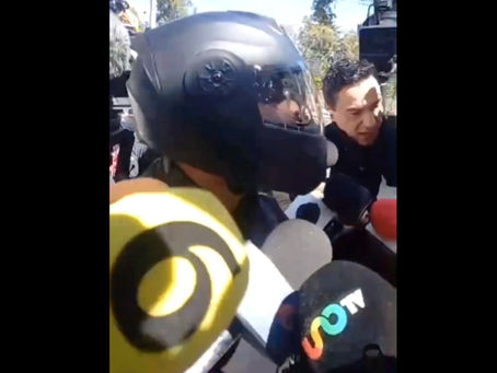 Zafarrancho entre Luis Enrique Guzmán y la prensa, en el velorio de Silvia Pinal