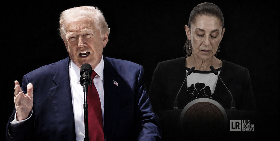 Donald Trump golpea a Claudia Sheinbaum: “los cárteles gobiernan México, nadie más”