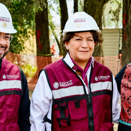Daniel Serrano Palacios: Claudia Sheinbaum y Delfina Gómez supervisan proyecto hídrico en Cuautitlán Izcalli