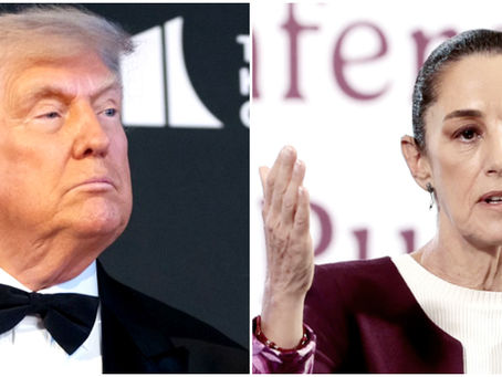 Donald Trump, tunde a Claudia Sheinbaum; “los cárteles de la droga, tienen un fuerte control sobre México”