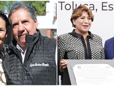 Luciendo cirugÃa estética, Higinio MartÃnez Miranda, apapacha a Alejandra del Moral…y reta a Delfina Gómez