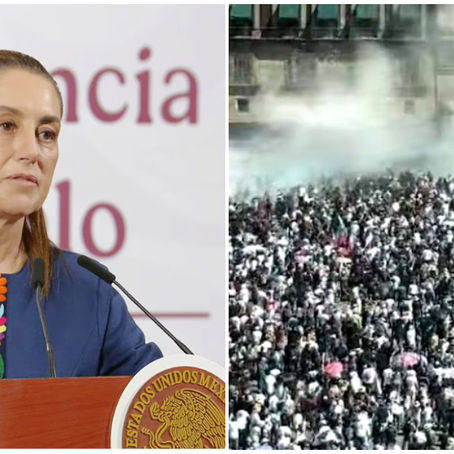 Claudia Sheinbaum, se equivoca al señalar que la Generación Z, no llenó el Zócalo CDMX