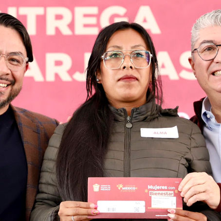 Entregan 3 mil tarjetas del programa “Mujeres con Bienestar” en Cuautitlán Izcalli