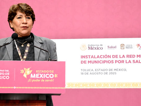 Red Mexiquense de Municipios por la Salud: Delfina Gómez Álvarez presume estrategia y el ISSEMYM sigue en crisis