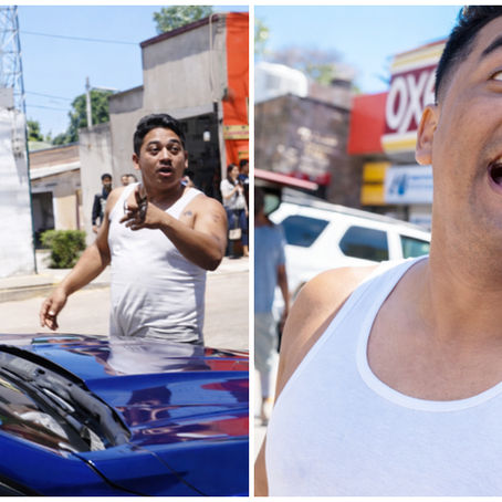 ¡Imágenes Fuertes! Sujeto golpea a menor de edad, en una secundaria de Coacalco