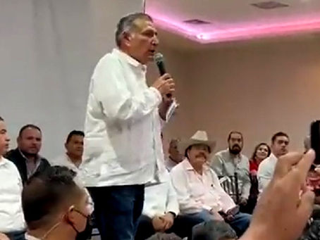 ¡Increíble! Adán Augusto López, viola la veda electoral