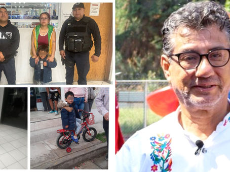 Localizan a menor de 4 años; Luis Zenteno Santaella, destaca operativo conjunto entre Teoloyucan y Coyotepec