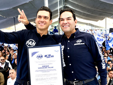Enrique Vargas del Villar reúne a la plana mayor del PAN y a miles de simpatizantes en Huixquilucan