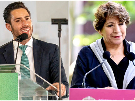 Ningunean en el Edomex a Delfina Gómez, durante en el informe de Pepe Couttolenc