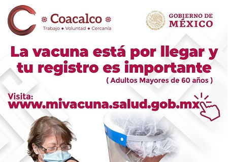 Darwin Eslava exhorta a adultos mayores a registrarse, ante llegada de vacunas contra COVID