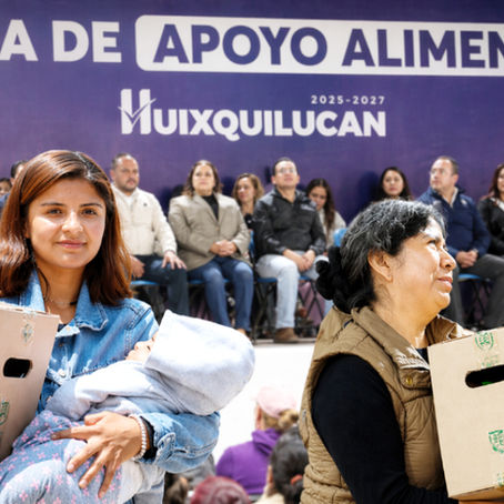 Romina Contreras Carrasco inicia entrega de 28 mil despensas en Huixquilucan para apoyar a familias vulnerables