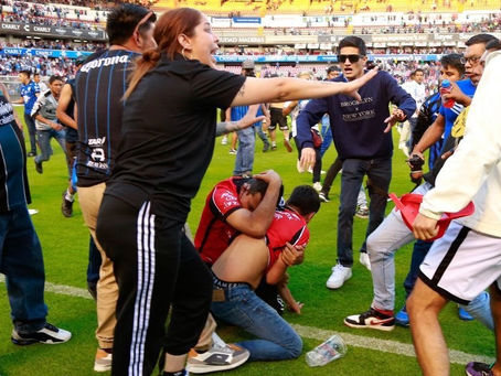Estas son las imágenes del infierno que se vivió en el Estadio “Corregidora” de Querétaro