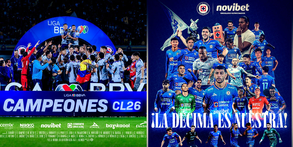 ¡CRUZ AZUL CAMPEÓN, LLEGÓ LA DÉCIMA!