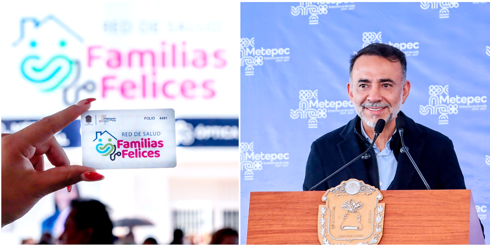 Metepec: Fernando Flores Fernández inaugura Unidad Médica Red de Salud Familias Felices