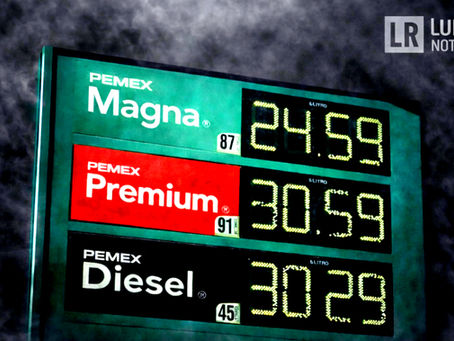 Incrementa el precio de la gasolina en México; difunden imágenes, donde el litro alcanza los 30 pesos