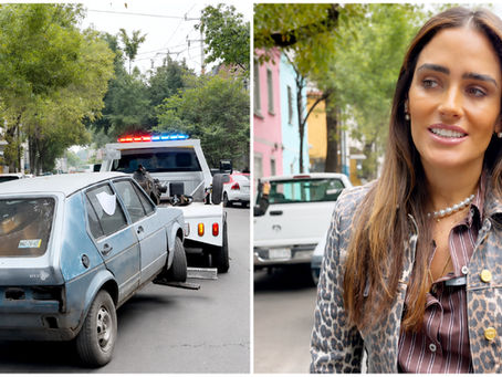 Alessandra Rojo de la Vega: más de 4 mil vehículos abandonados han sido retirados en la alcaldía Cuauhtémoc