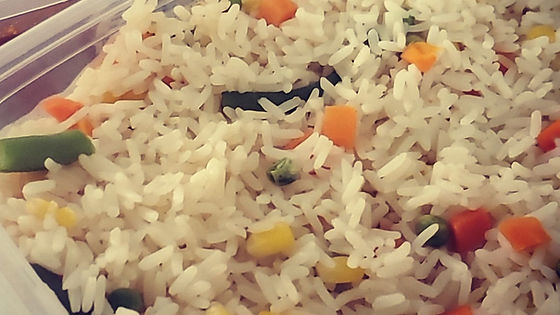 WHITE RICE/SPAGHETTI/YAMARITA/PLANTAINS
