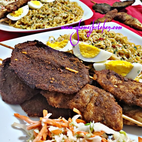 Arranged Food and Objects