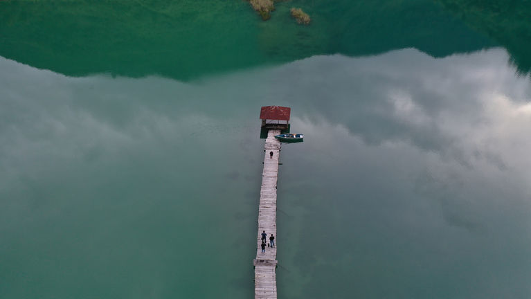 LA MEJOR POSTAL DESDE LA LAGUNA BRAVA NENTÓN HUEHUETENANGO