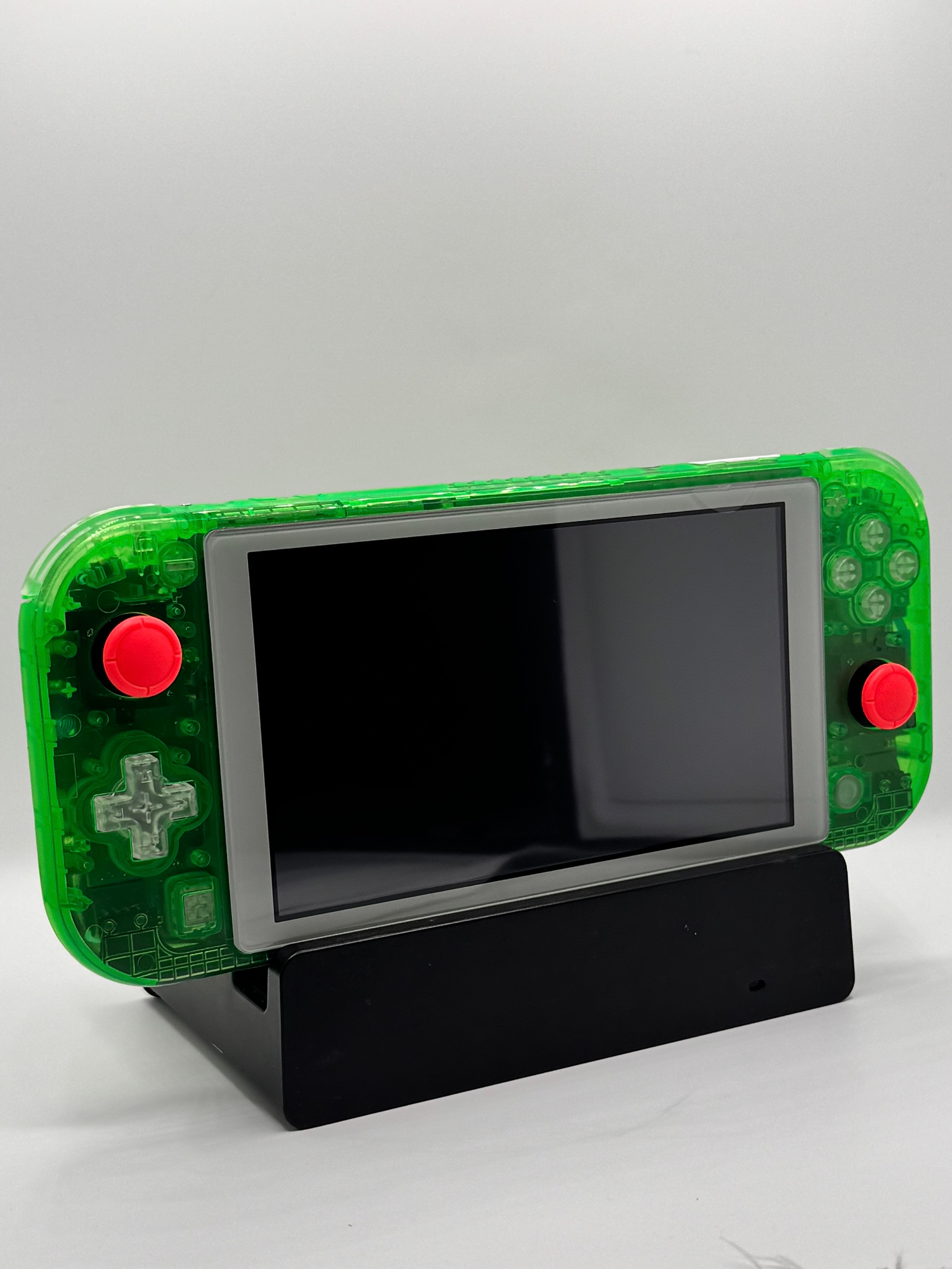Nintendo Switch Lite - Custom Clear Green  With Clear Buttons 