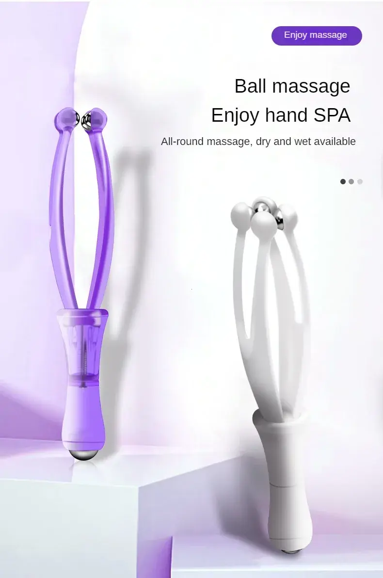 Miniature : Nouveau masseur de doigts, outil de santé à billes en acier roulant à 360 degrés