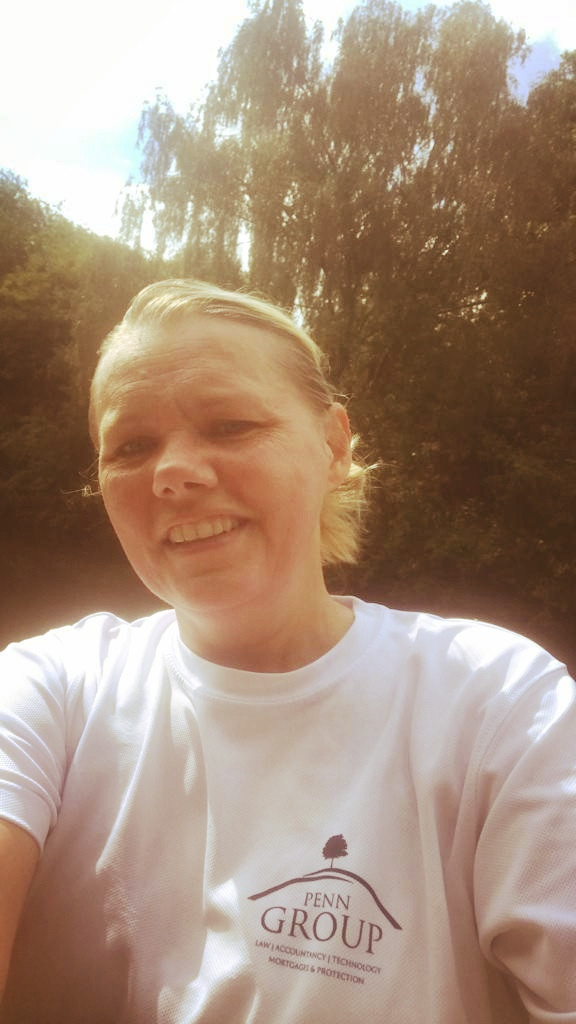 Irina is running her first solo half marathon for VIA Charity with Penn Group, Virtual Run