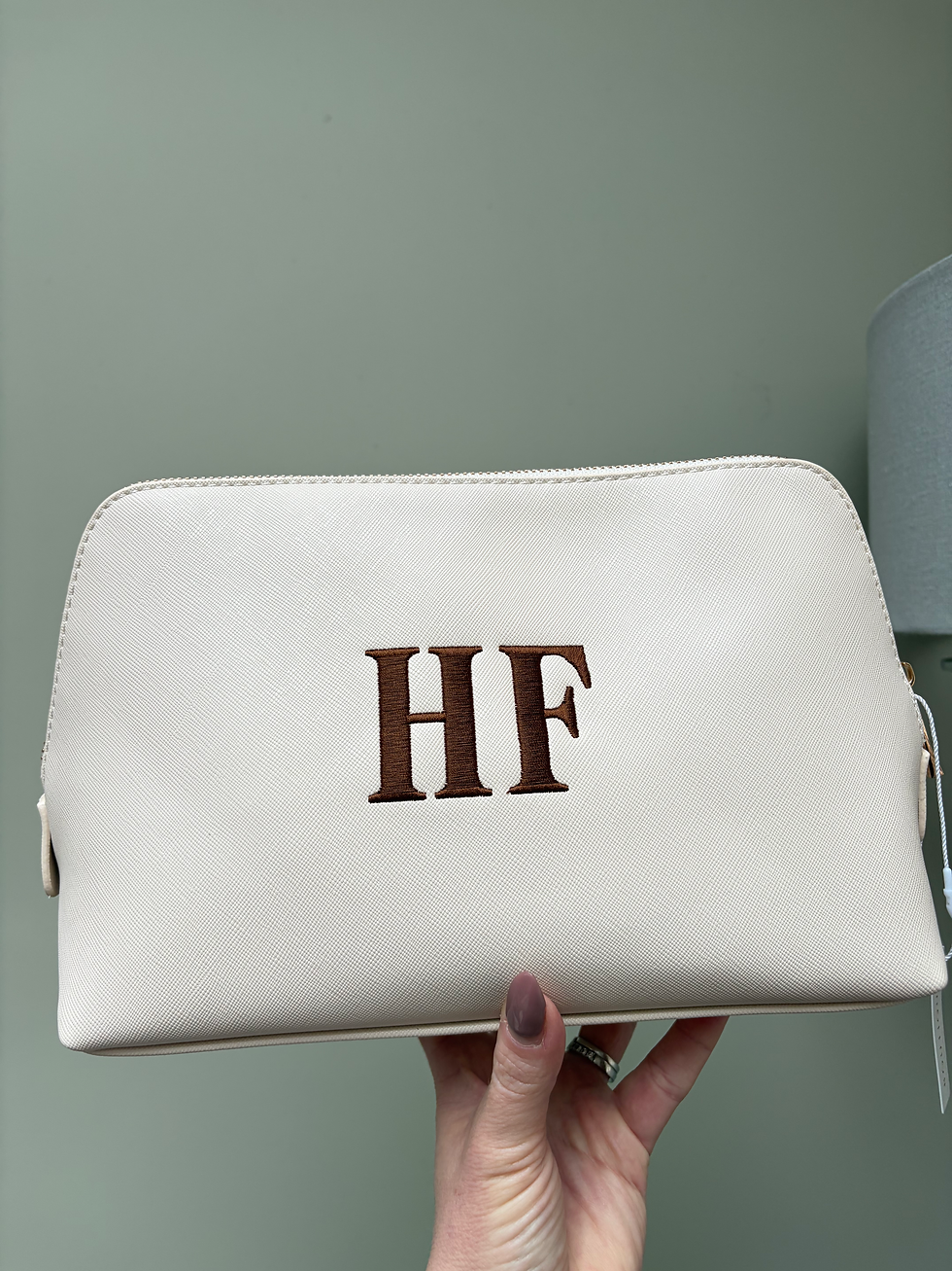 Thumbnail: Embroidered Makeup/Toiletry Bag