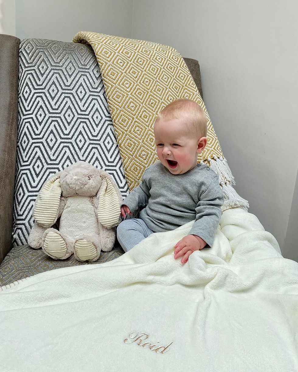 Thumbnail: Personalised Rabbit & Blanket 