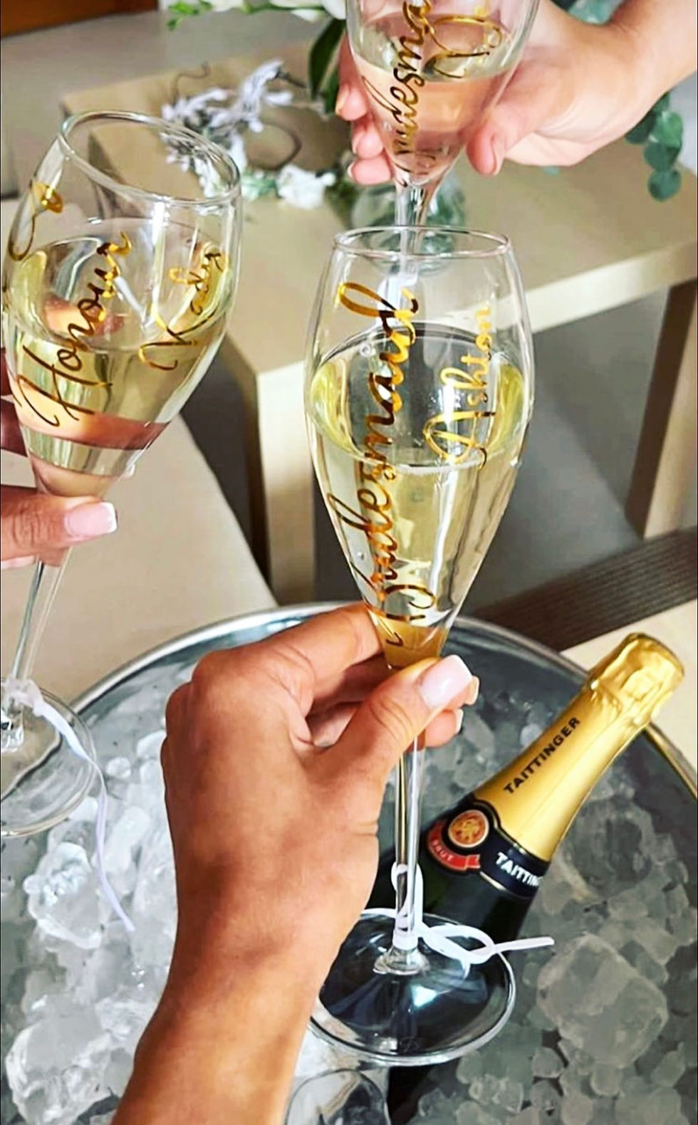 Champagne Flute - Team Bride