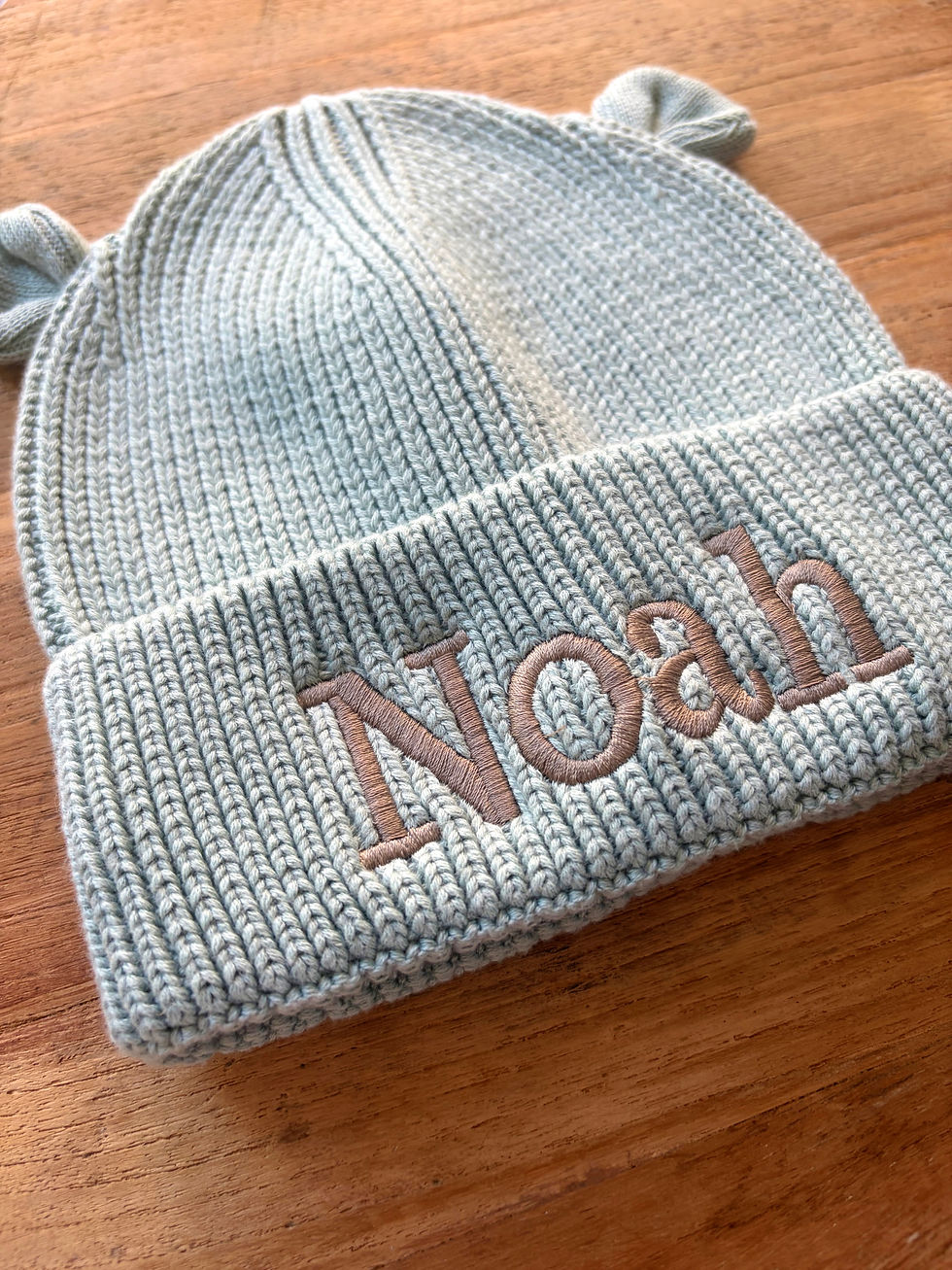 Thumbnail: Organic Baby Bear Beanie - 3 Colour Options