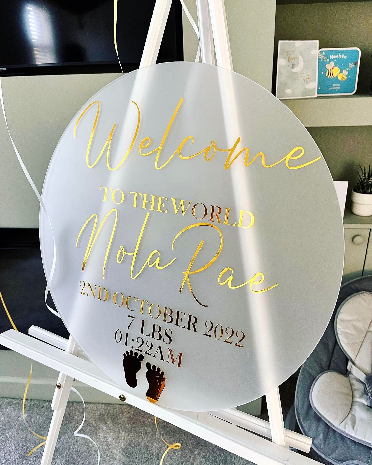 Baby Boy/Girl Circle Sign