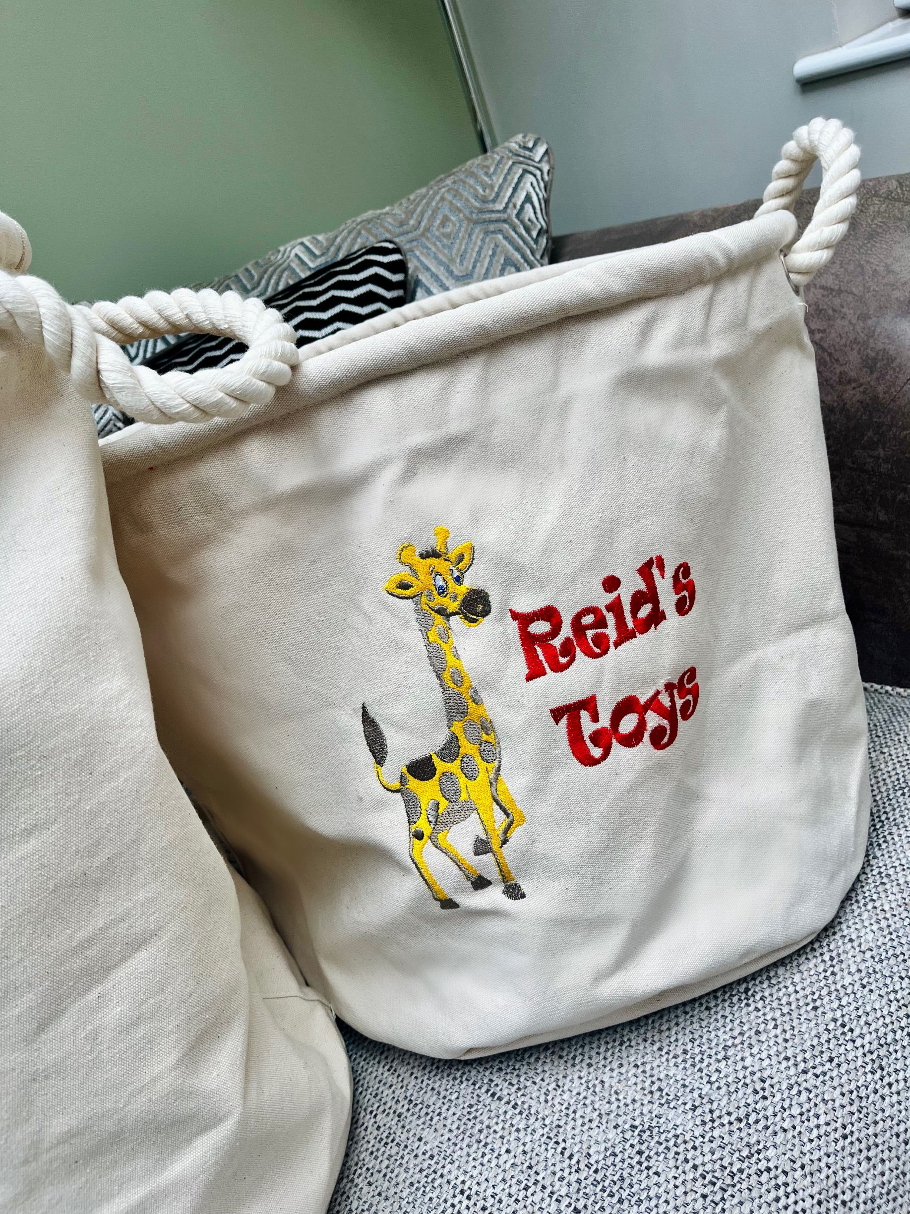 Personalised Giraffe Toy Box