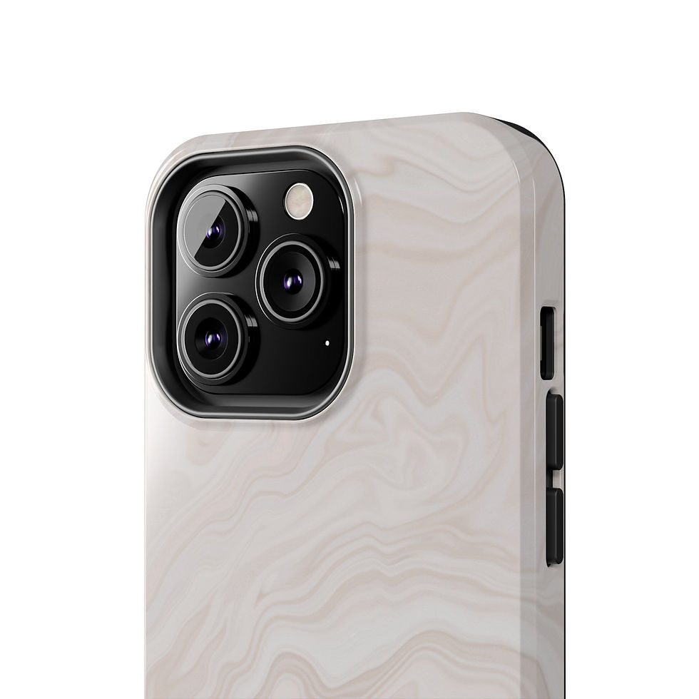 Thumbnail: Close-up of a stylish wood grain iPhone case, showing camera and buttons.