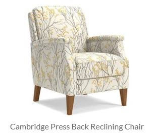 Cambridge Press Back Reclining chair