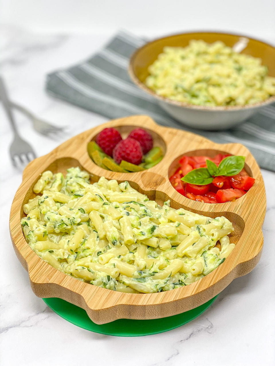 CREAM CHEESE & COURGETTE PASTA