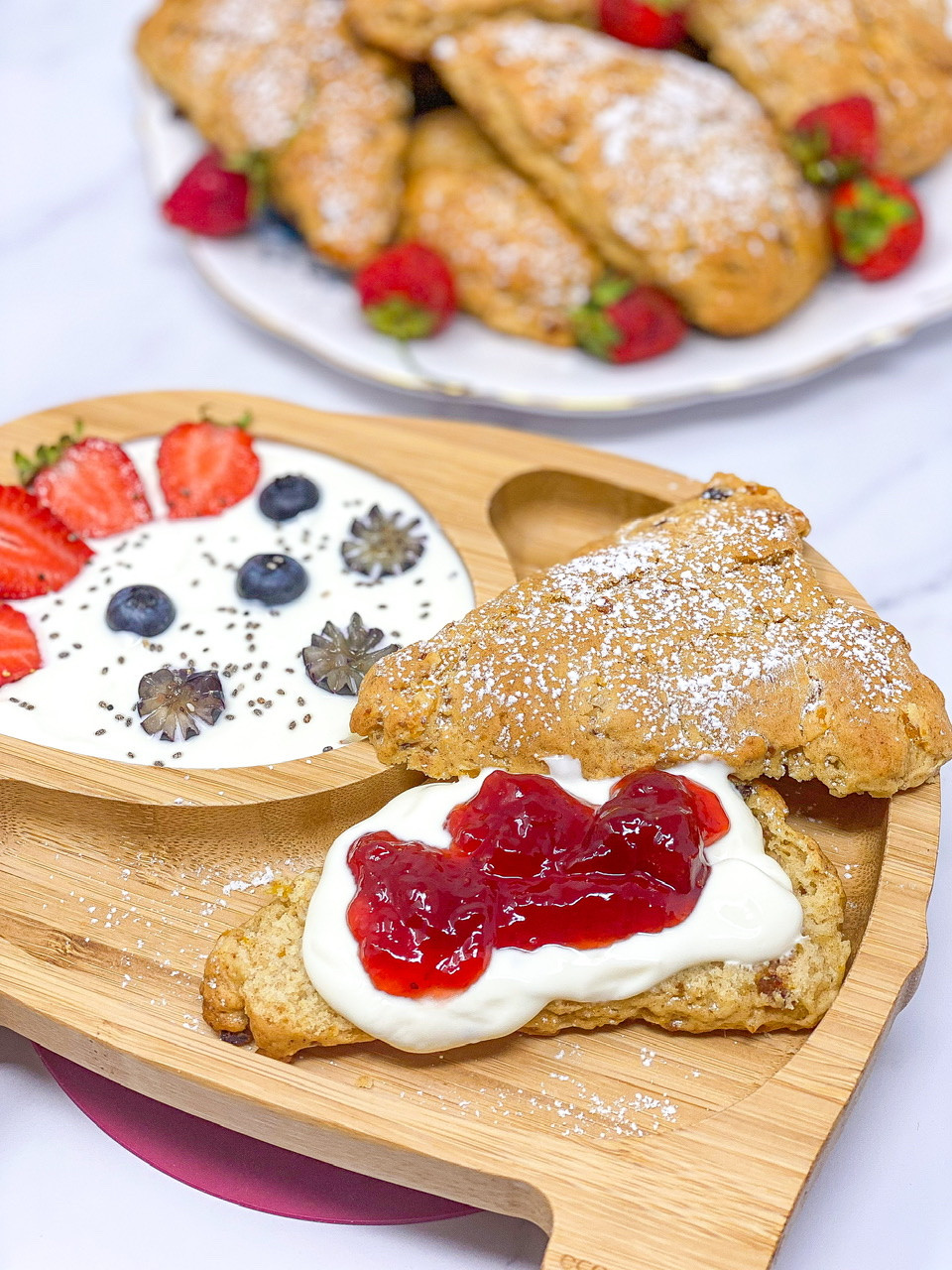 QUICK FRUIT SCONES elephant bamboo