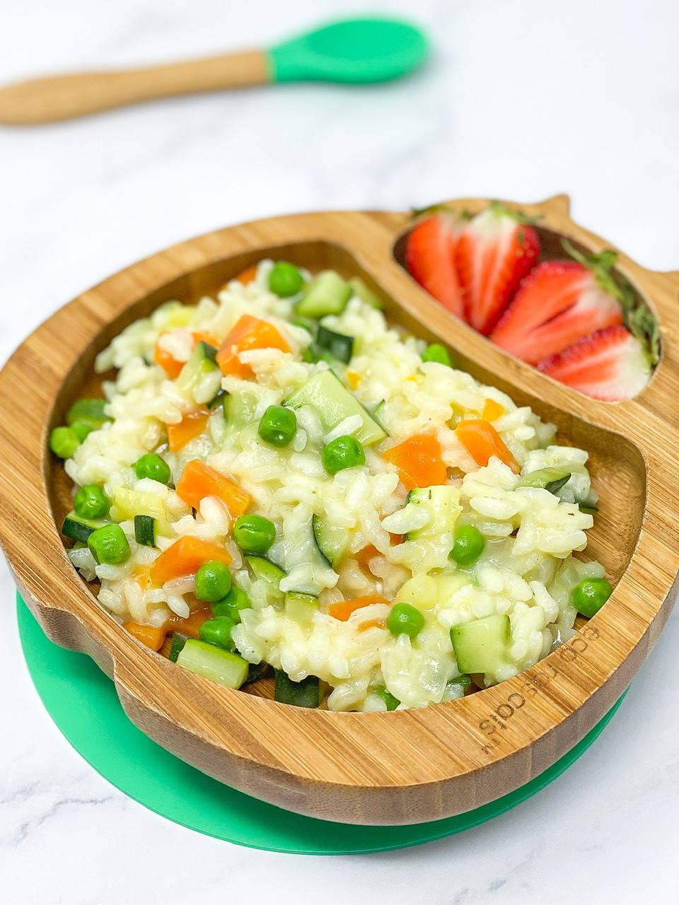 SUPER SPRING RISOTTO with strawberry blw food