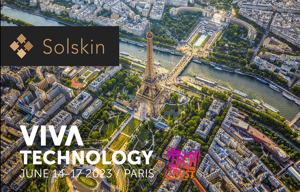 Solskin renewable energy technology is showcased at Viva Technology Paris