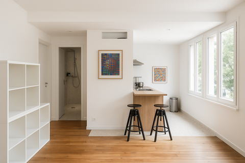 Calvez Architecte // Rénovation lourde 35m² Caen