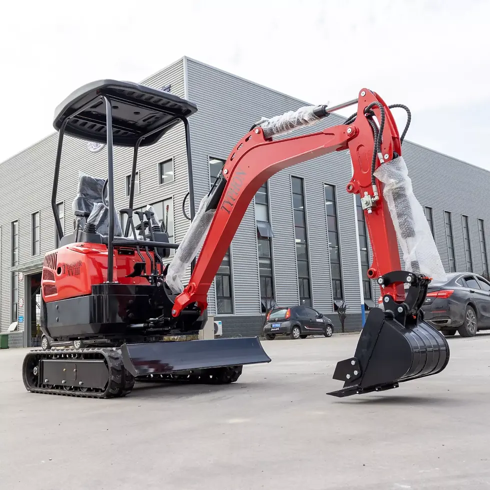 Thumbnail: 4,000 lbs Terror XVIII Mini Excavator, EPA Certified KUBOTA D902 Diesel Machine
