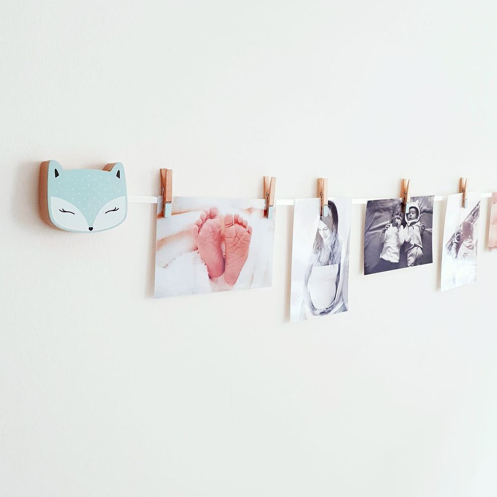 Miniatura: ❤️ KIDS ART DISPLAY - FOX + FOX (orange)