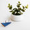 Miniatura: MINI Brooch - Paper Boat - Navy