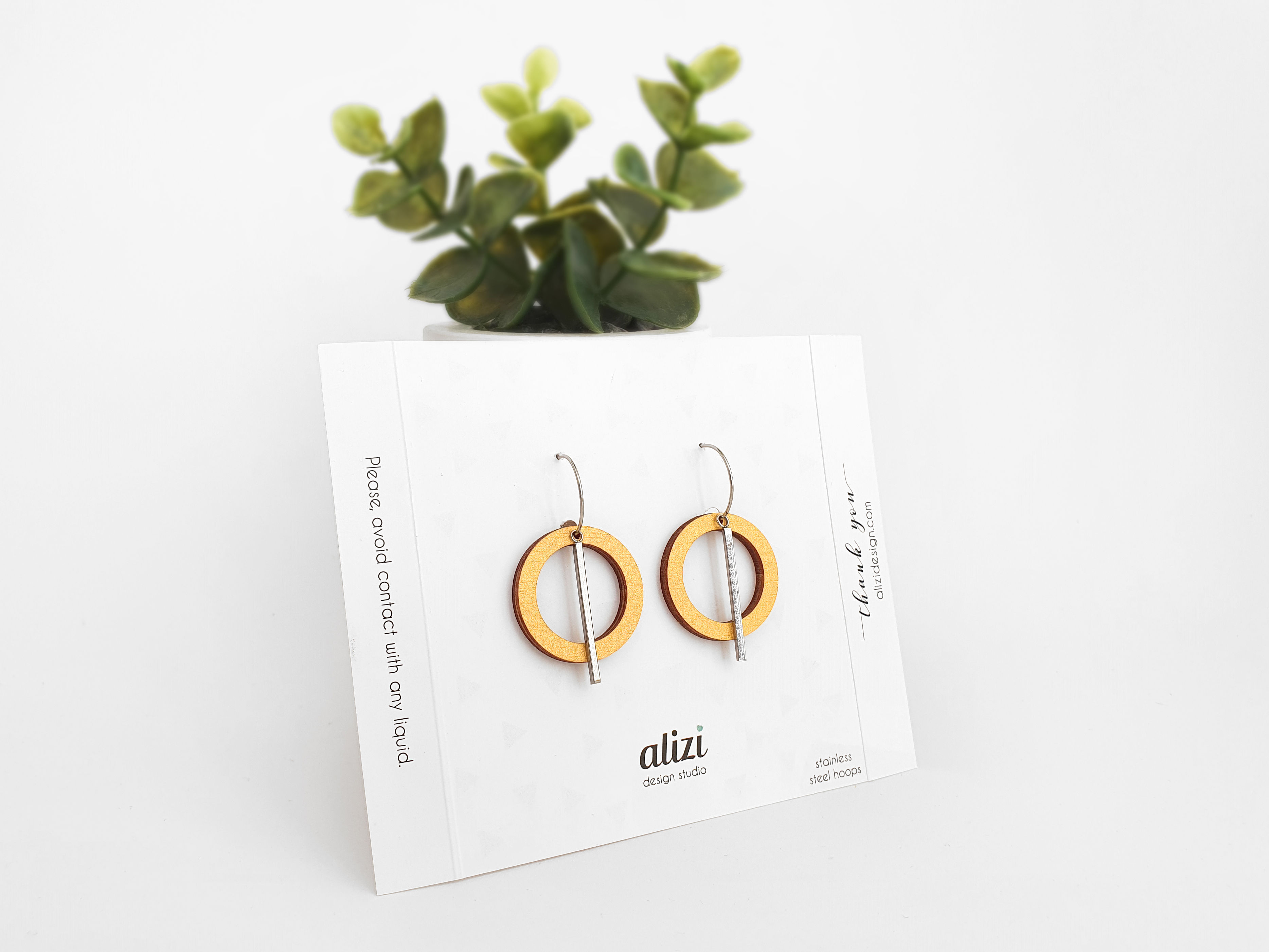 Hoops - Large Rings - Yellow